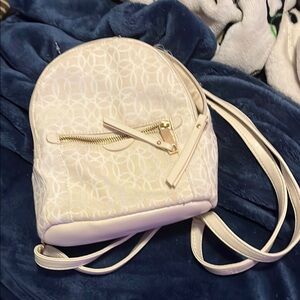 Elegant White Backpack